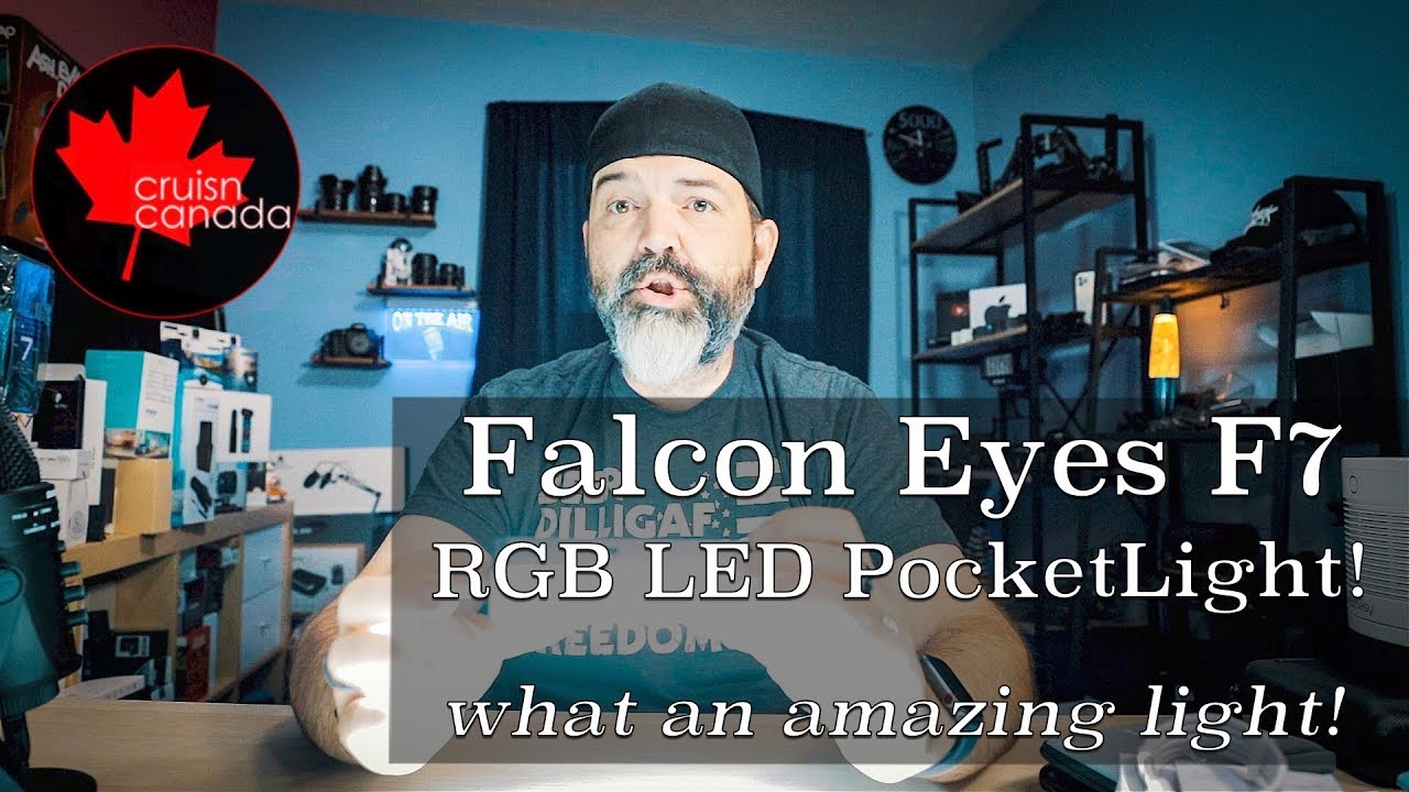 Falcon Eyes F7 RGB LED PocketLight!  SO Awesome!