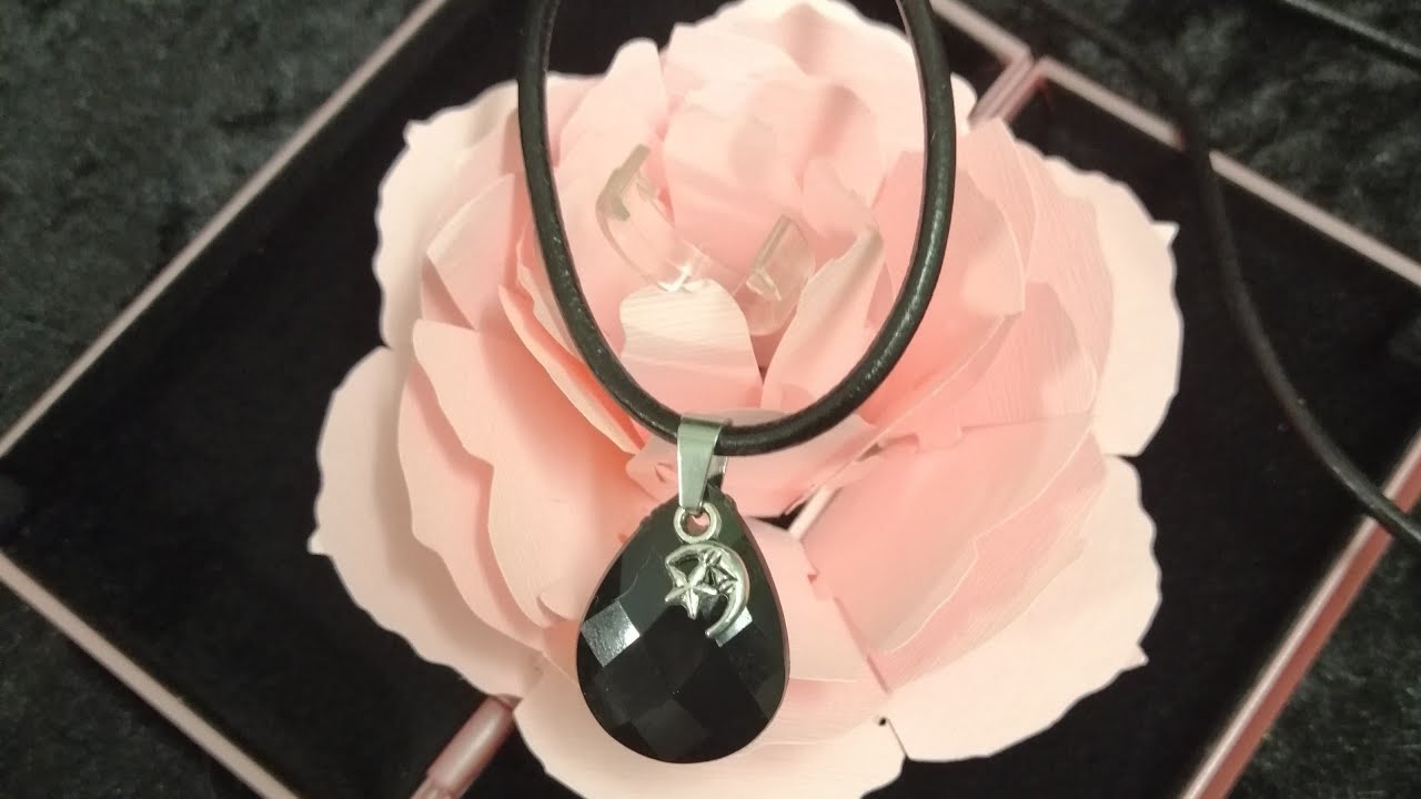 How to attach clasp & pendant to cord necklace. DIY tutorial YouTube