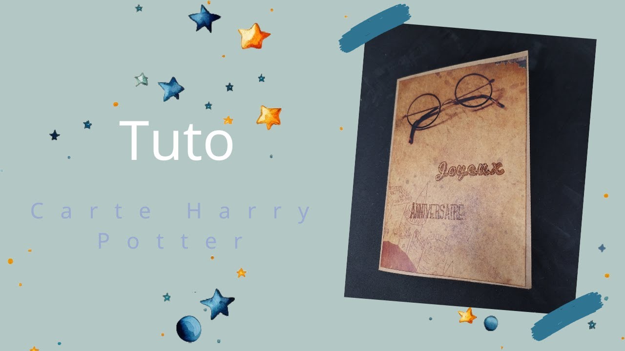 Carte anniversaire  Diy carte anniversaire, Carte harry potter, Carte  anniversaire