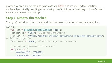 How to Open a New Tab with a POST Request in Angular
