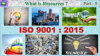 Full ISO 9001 2015 - Part-9 | What is resource | explained in tamil | New mechanical mind Guide