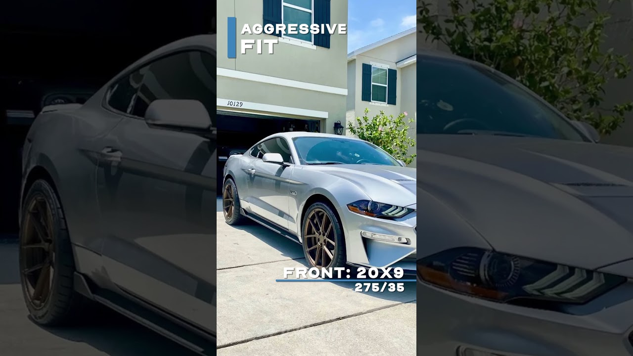 STOCK 15-23  FORD MUSTANG FITMENT VIDEO GUIDE | FITMENT INDUSTRIES