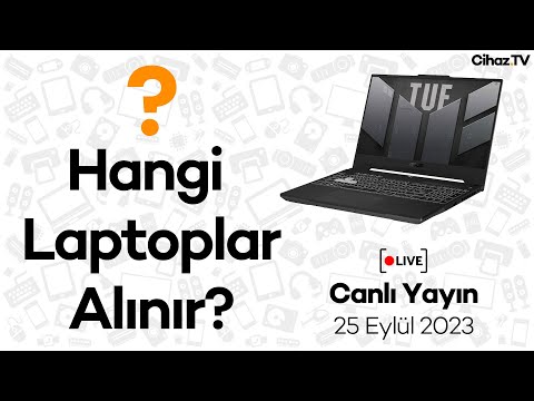 25 Eylül 2023 Laptop Öneri ve Soru Cevap Canlı Yayını