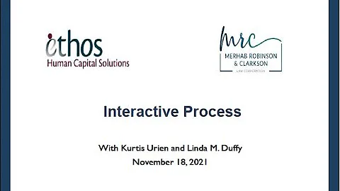 Interactive Process   Understanding the Do's and Don't of Reasonable Accommodations