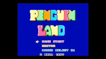 Penguin Land (Master System YM2413 FM 60Hz / US) - Intro / Attract Mode