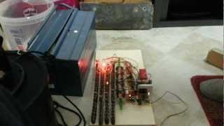 Multistage Coilgun @ 4x100J vs. Sheet Metal