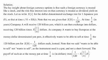 Exam MFE Exercise for June 7, 2017