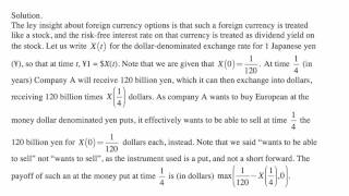 Exam MFE Exercise for June 7, 2017