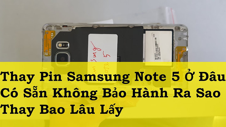 Thay vỏ note 5 giá bao nhiêu