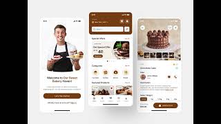 Bakery Shop Mobile App UIUX Design | App UIUX Design | Figma | Bakery Shop  | Application Design screenshot 4