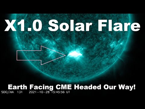 Major Solar Flare Measuring X1.0 from AR 2887 Just Occurred - CME Confirmed To Be Earth Directed!