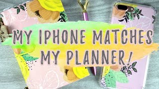 My Phone Matches My Planner!! iPhone Custom Case