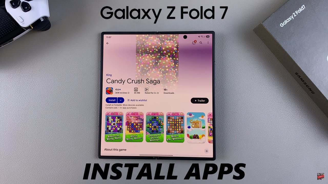 How To Install Apps On Samsung Galaxy Z Fold 7 - YouTube