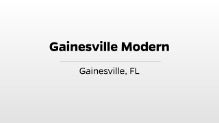 Gainesville Modern - WUFT's Greater Good