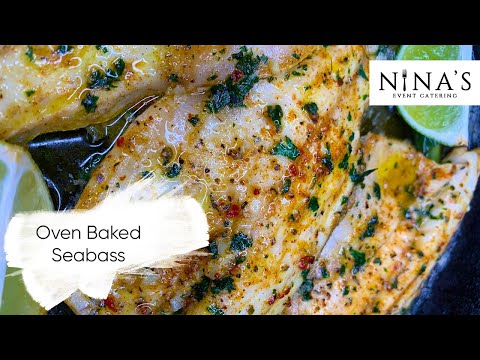 Oven Baked Seabass in 15 minutes | Easy Quick Recipe | White Fish Recipe |