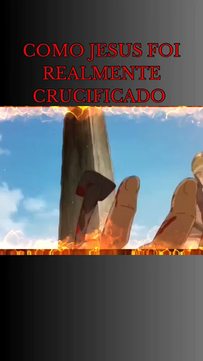 COMO AS PESSOAS ACHAM QUE JESUS FOI CRUCIFICADO #shorts #jesus #oração
