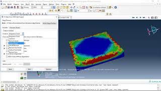 Abaqus Conwep explosion over concrete slab tutorial step by step