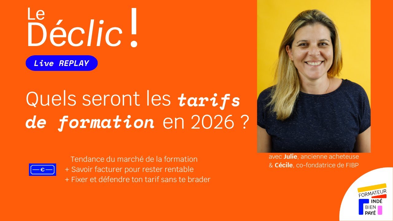 Quels seront les tarifs de formation en 2026 ?
