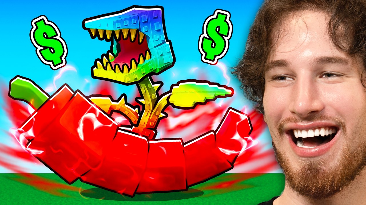 Getting the RAREST Plants in Roblox Grow a Garden!