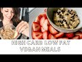 HIGH CARB LOW FAT VEGAN MEALS - Vegan Chickpea Cookie Dough Dip