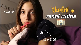 RANNÍ RUTINA NA STŘEDNÍ ŠKOLE | Amy's World