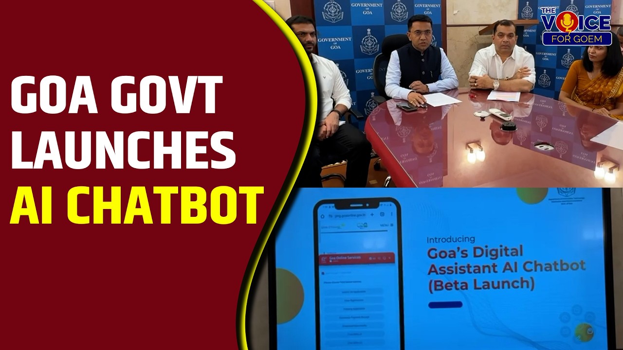 Goa Govt Launches AI Chatbot - YouTube