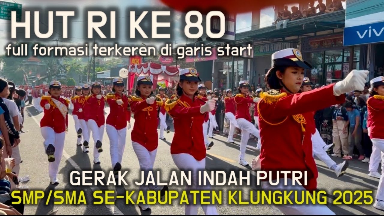 FORMASI GERAK JALAN PALING KEREN DI GARIS START AGUSTUS 2025