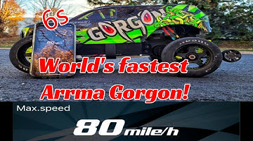 Arrma Gorgon rc truck. New top speed and still the fastest