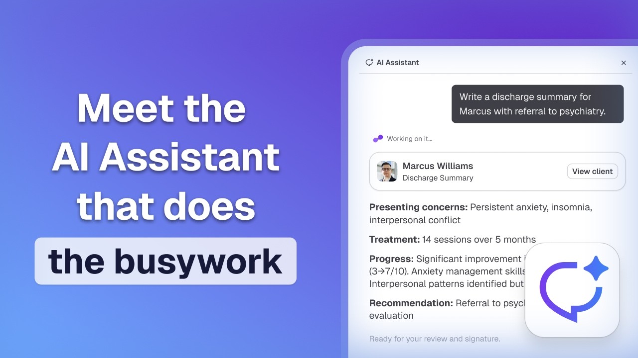 Upheal AI Assistant: The AI that actually does the busywork for therapists