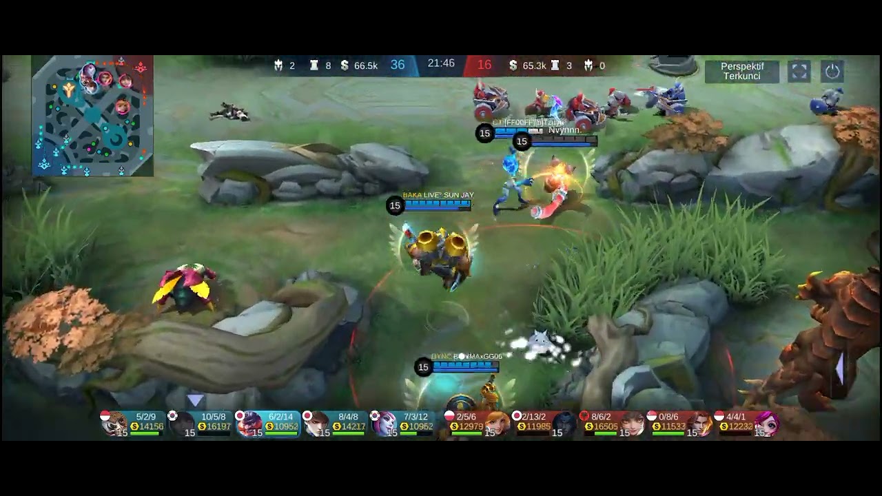 Tank Franco gak ada obat full match mobile legends part2