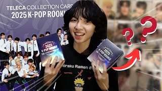 UNBOXING $100 OF K-POP TRADING CARDS (Teleca 2025 K-Pop Rookie Trading Cards)