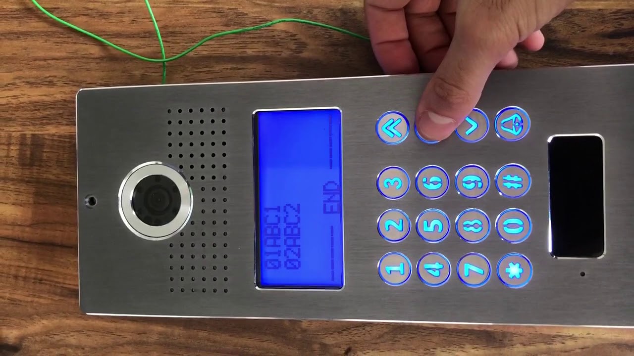 Two wires Door Entry for Building door phone YouTube