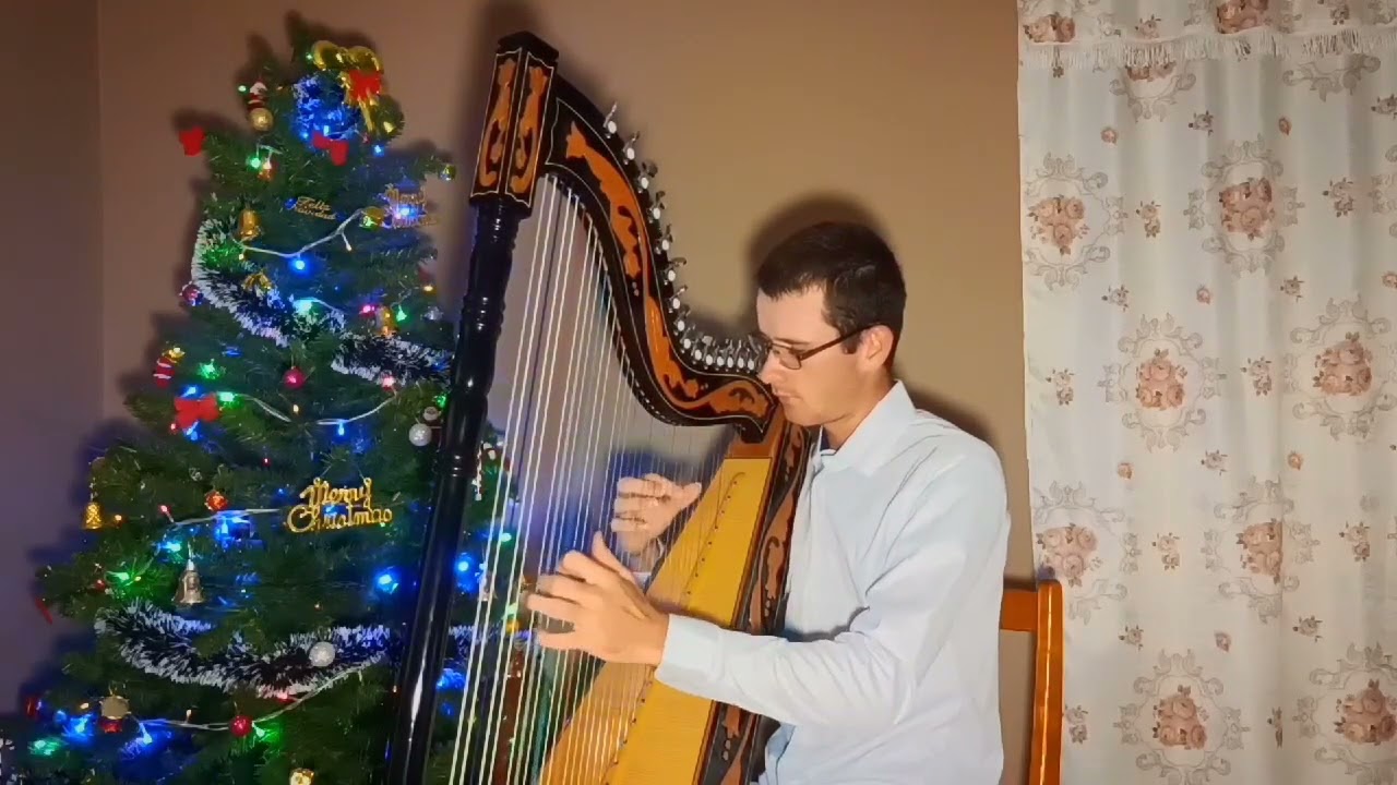 Stille Nacht - auf der Paraguayische Harfe gespielt.