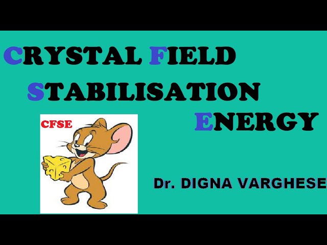 Crystal Field Stabilization Energy /CFSE