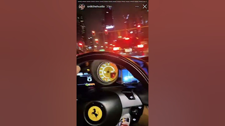 O Snik και η νέα του Ferrari στο Dubai 🇦🇪