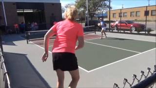 2016 10 23 ChickenNPickle WD 3 0 Leslie Najjar LeeAnn Brand vs Lily Hencken Bobbi Burg GAME2
