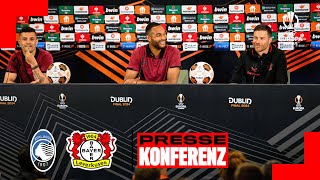 Pressekonferenz vor dem Europa League Finale | mit Xabi Alonso, Granit Xhaka und Jonathan Tah