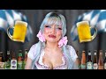 German girl who hates beer tries all beer flavors 