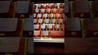 Wood grain no leather #shorts #keyboard #officevlog #keycaps #millennial #keebs #pov