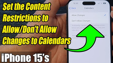 iPhone 15/15 Pro Max: How to Set the Content Restrictions to Allow/Don