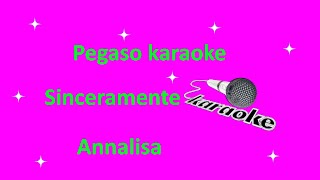 karaoke sinceramente Annalisa Sanremo 2024