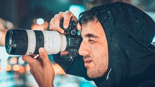 HEAVY Rain Night Street Photography (POV)