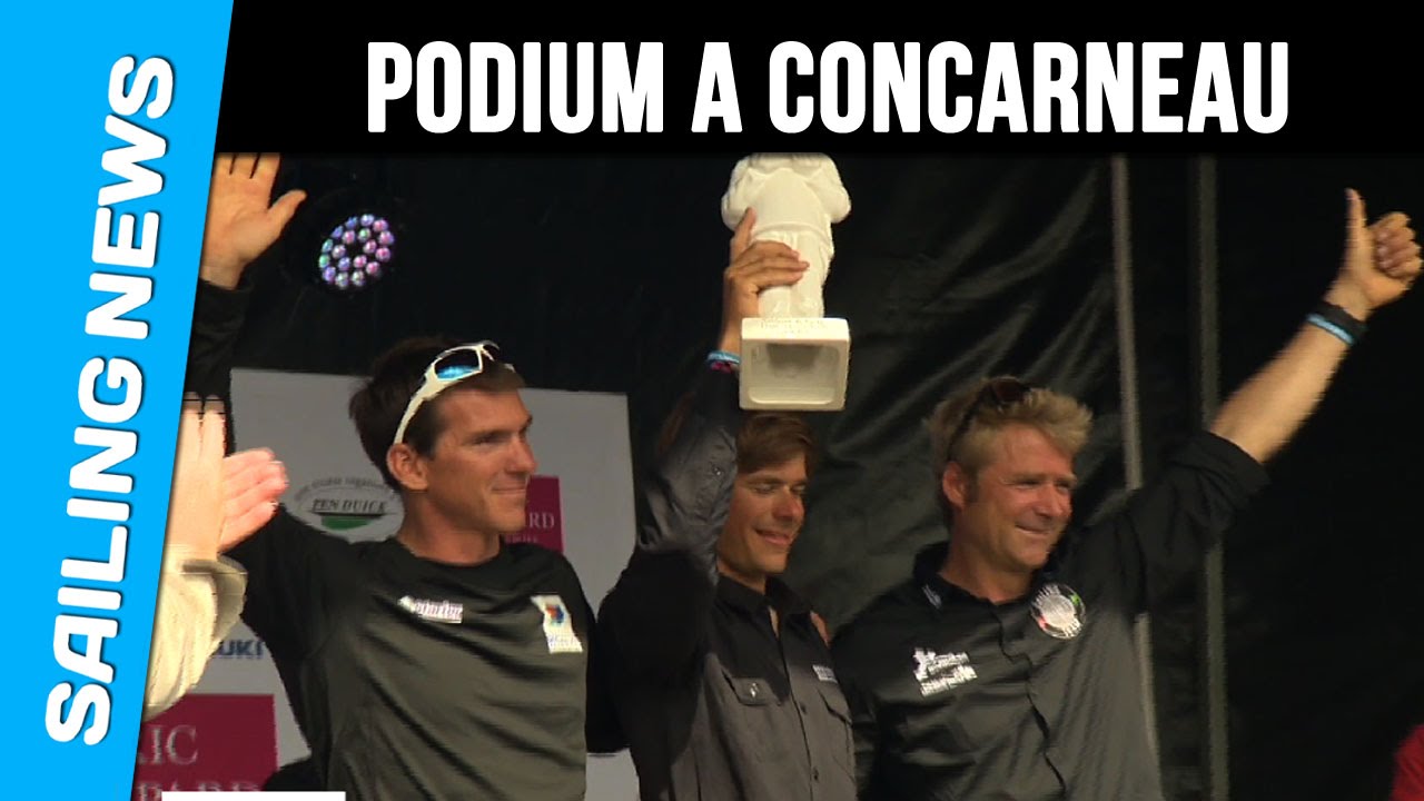 Remise des prix à Concarneau - La Solitaire du Figaro