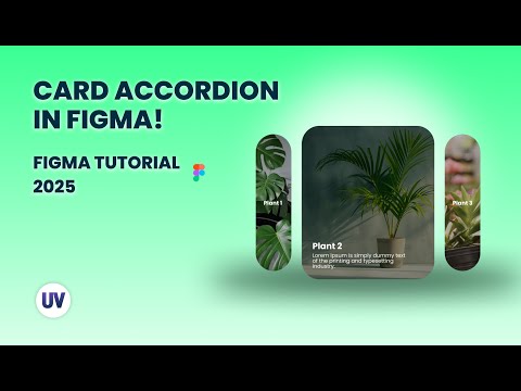 Figma Accordion Card Interaction Tutorial | Figma UI Animation | 2025