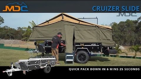 Quick Pack down: MDC CRUIZER SLIDE Camper Trailer