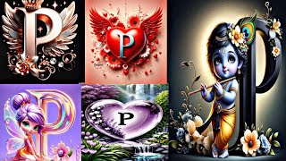 P letter HD wallpaper// AI wallpaper// p  alphabet wallpaper//