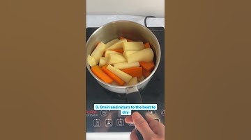 Made in advance carrots and parsnips