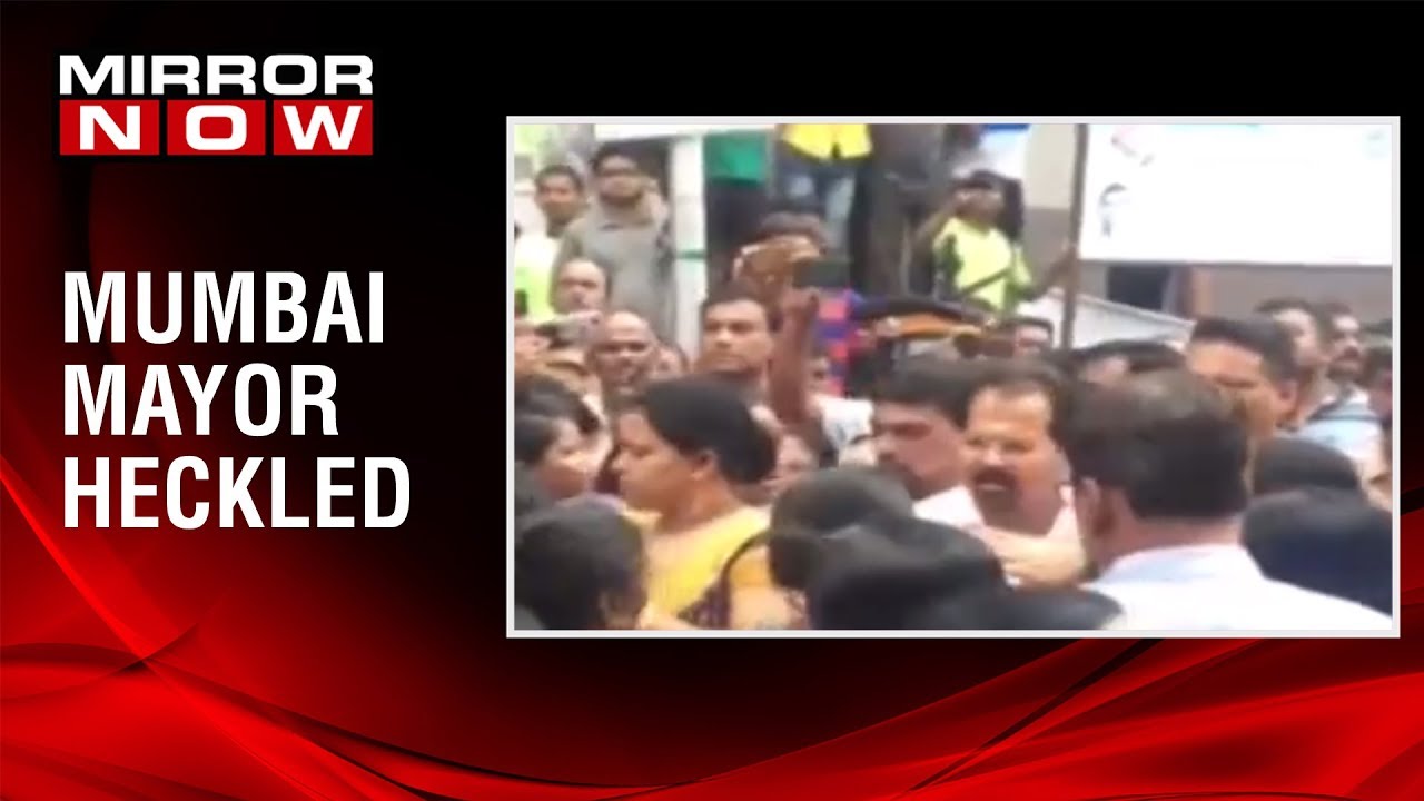 Mumbai: Mayor Vishwanath Mahadeshwar heckled by angry residents over civic negligence