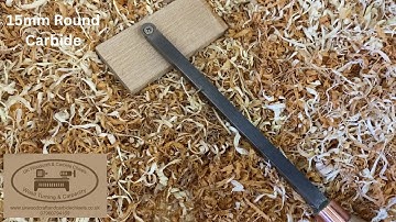 Woodturning shaping a bowl using my 15mm Round Carbide Chisel