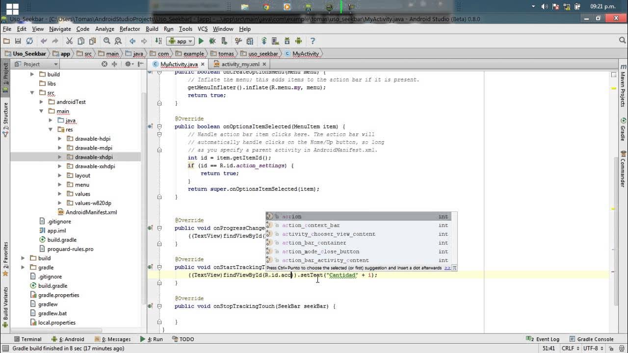 Список в android studio. Список в android studio